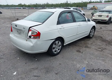 2007 Kia Spectra Ex from USA, damaged, VIN KNAFE121475430485